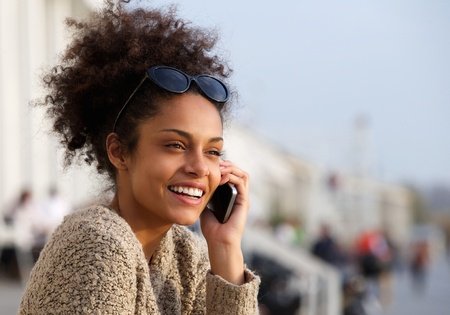 Woman on the phone