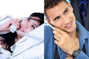 Calling up your partner and having phone sex is a great way to stay connected in a long distance relationship.